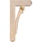 Ekena Millwork Olympic Craftsman Smooth Bracket w/ Offset Brace, Douglas Fir, 5 1/2"W x 14"D x 26"H BKT0604X14X26OLY04SDF - alternate 3